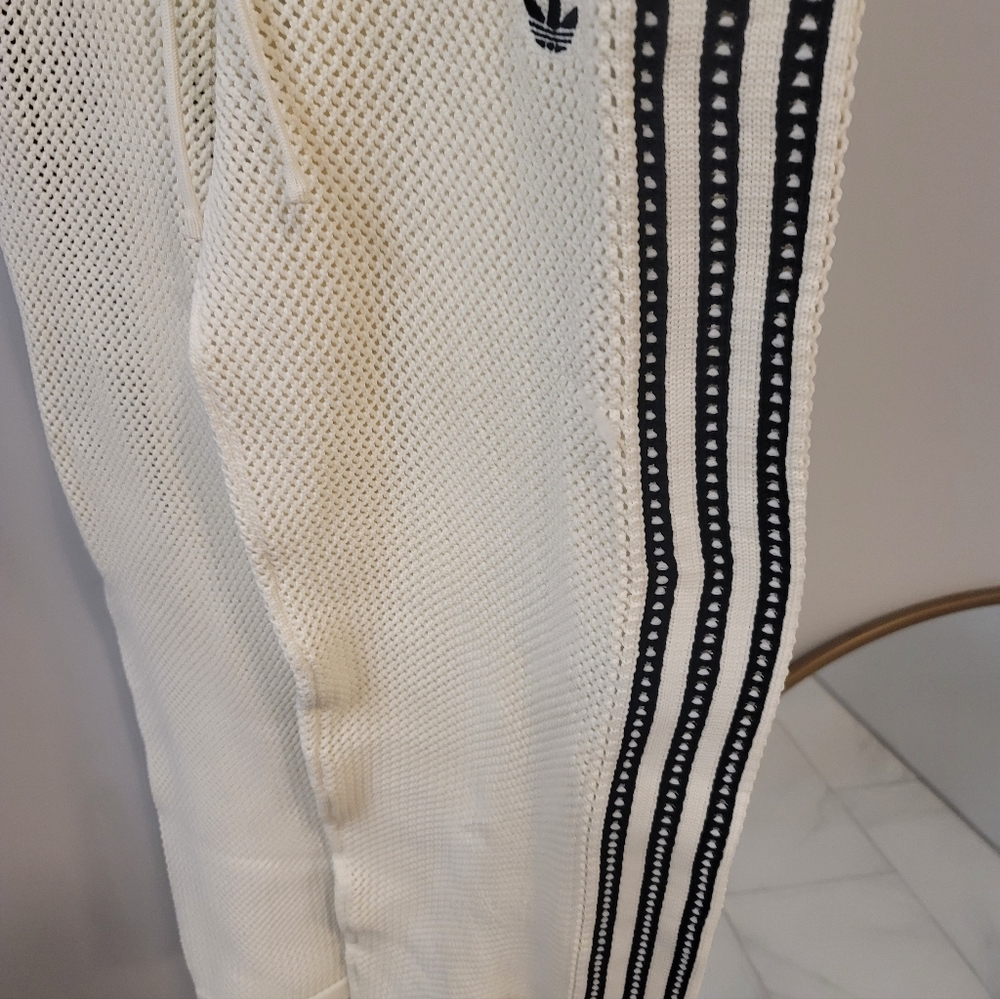 Adidas Summer Glow Firebird Crochet Track Pants Sz xs New Nwt - Picture 4 of 8